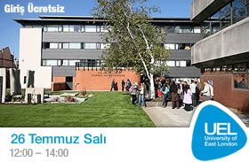 East London üniversitesi okul yetkilileri Atlas ofisinde öğrencilerle buluşuyor